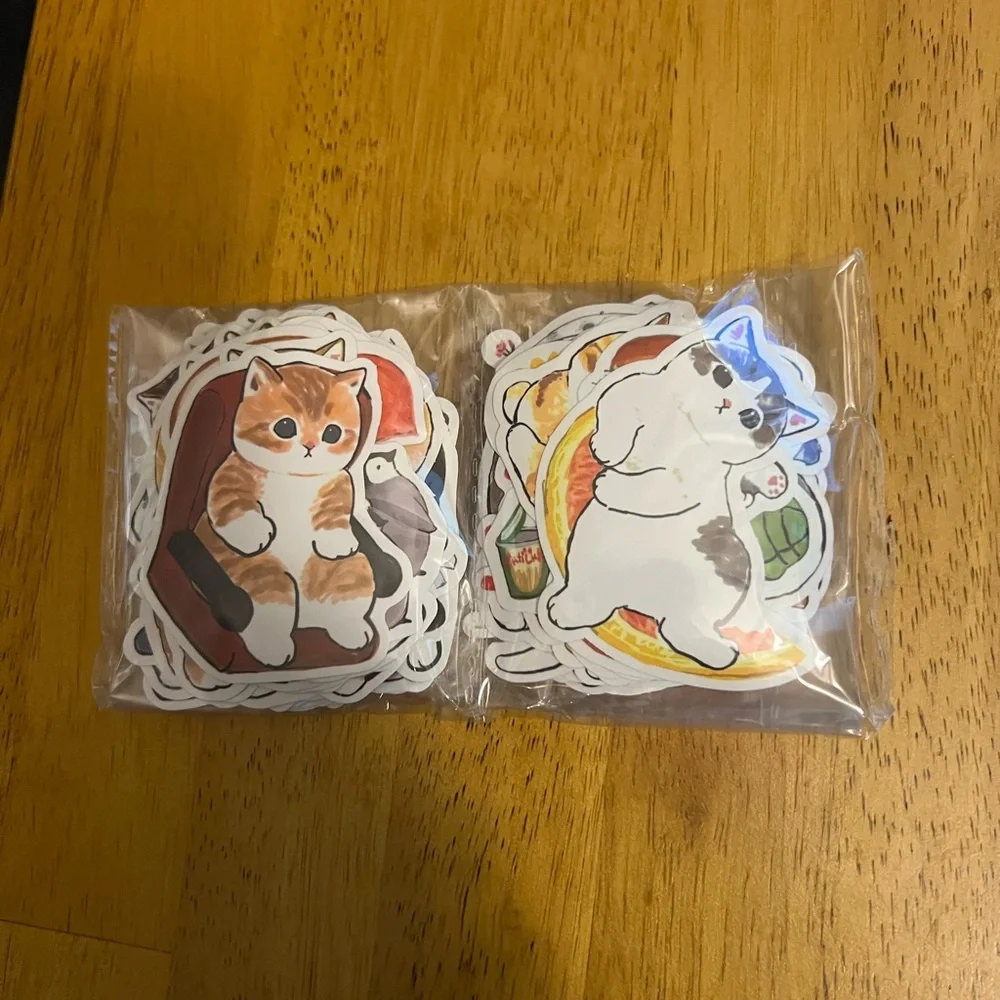 Charming Cat Sticker Collection - Multicolor